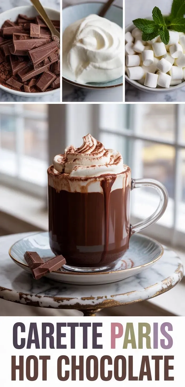 Carette Paris Hot Chocolate Recipe