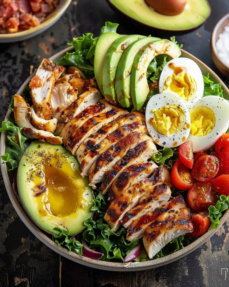 Paleo Grilled Chicken Cobb Salad