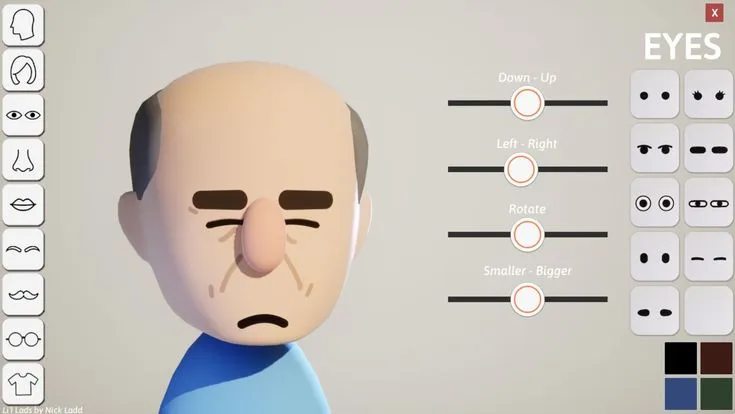 Li'l Ladds: A Mii-Inspired Character Creator Made With UE5