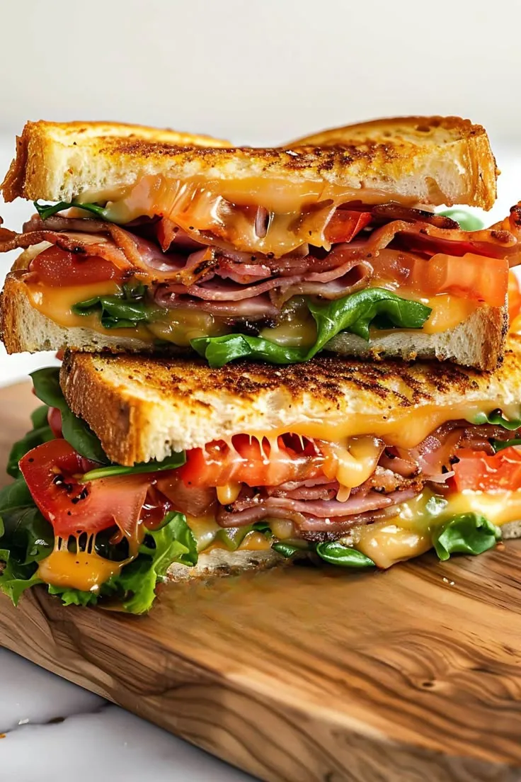 Ultimate BLT Grilled Cheese Sandwich