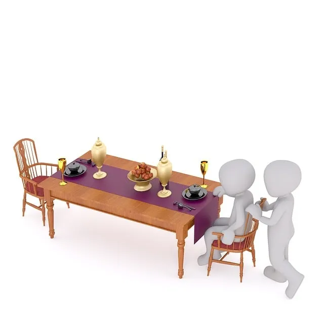 Free Feast Table illustration and picture