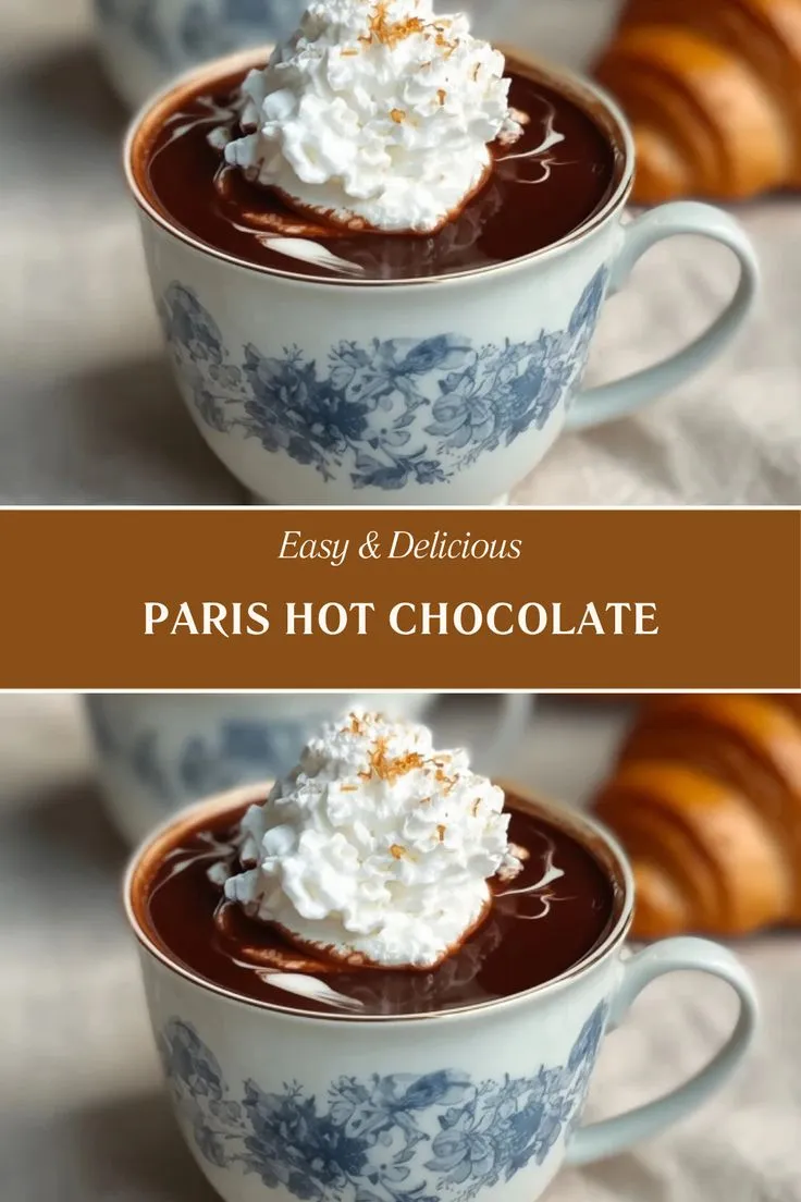 Paris Hot Chocolate Recipe for the Ultimate Winter Hot Drink
