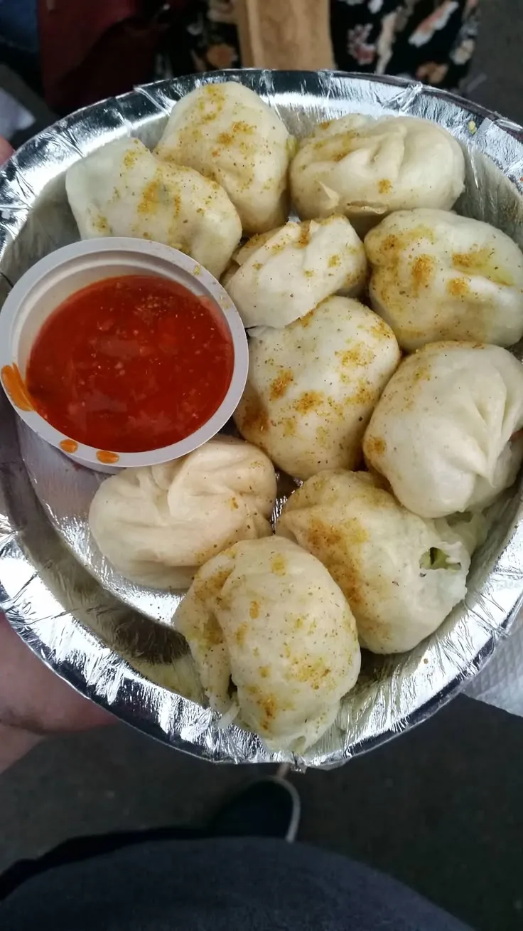 [I ate] Momos (veggie dumplings)