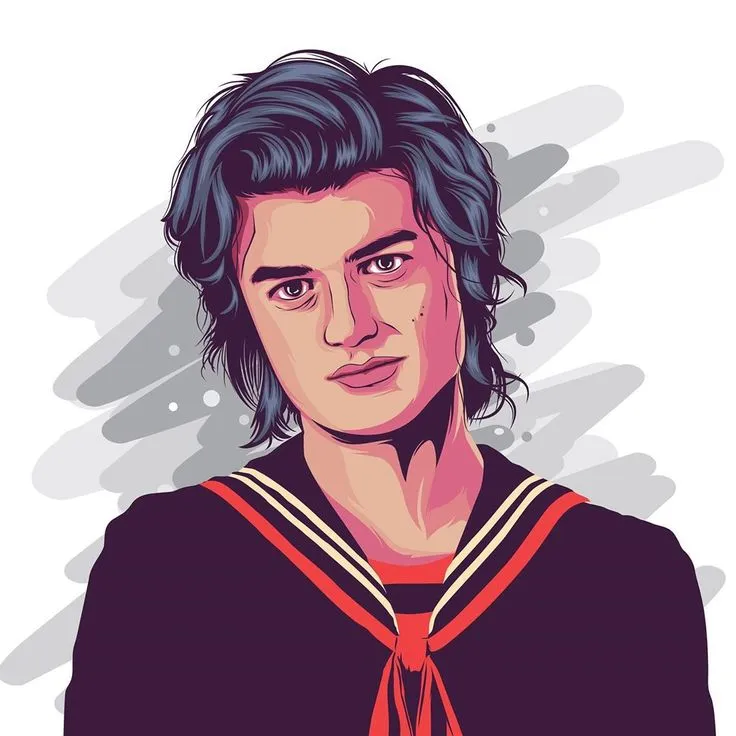 Neverending story-2 Steve the Babysitter . . . . . . . . . . . #adobe #photoshop #illustrator #illustrationoftheday #vector #minimal…