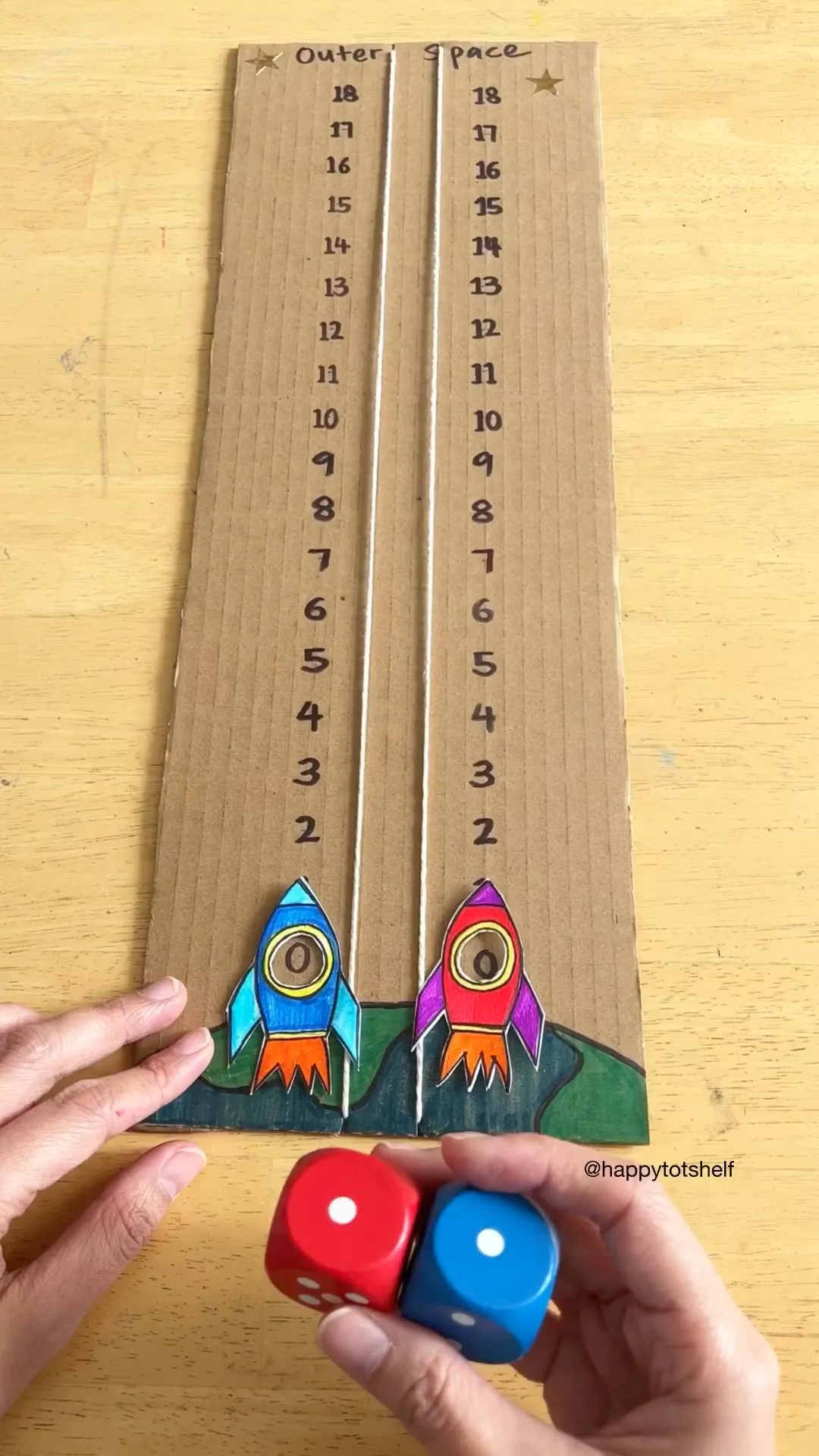 Rocket Race 1 to 1 Correspondence Counting Activity
