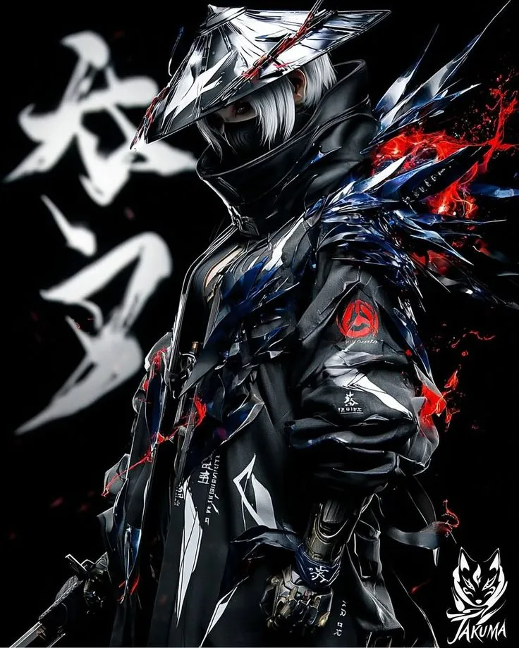 a man in black and red is standing with his hands on his hips while wearing a helmet