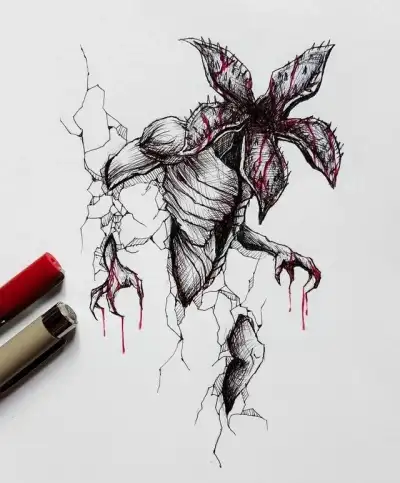 Desenho do stranger things