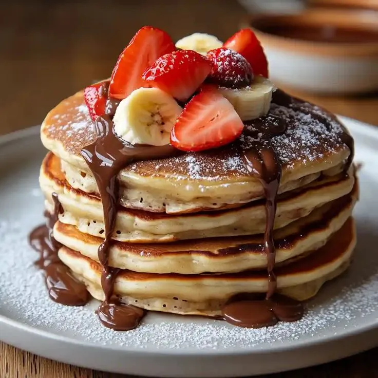 Crazy Delicious Nutella Pancakes Made Easy