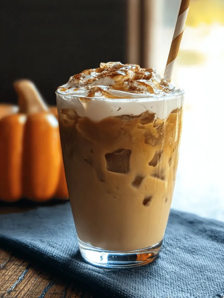 Pumpkin Chai Iced Latte