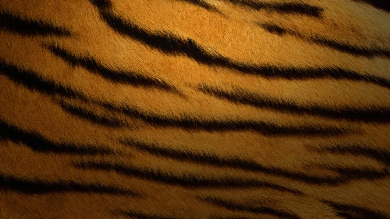 Tiger skin, Texture, OS X Tiger, Mac OS X, Stock, 5K