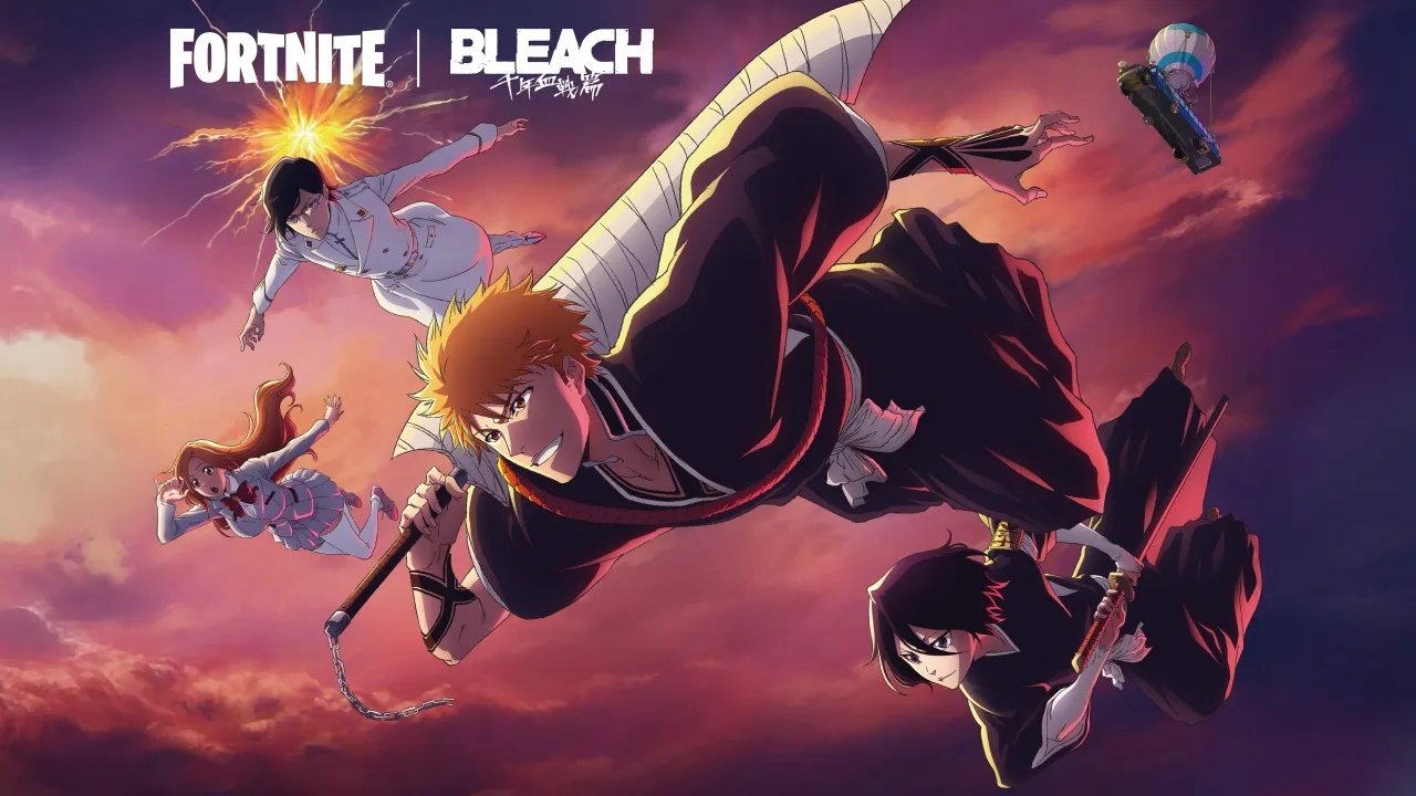 Fortnite, Bleach, 5K, Ichigo Kurosaki, Rukia Kuchiki, Uryu Ishida, Orihime Inoue, 2026 Games