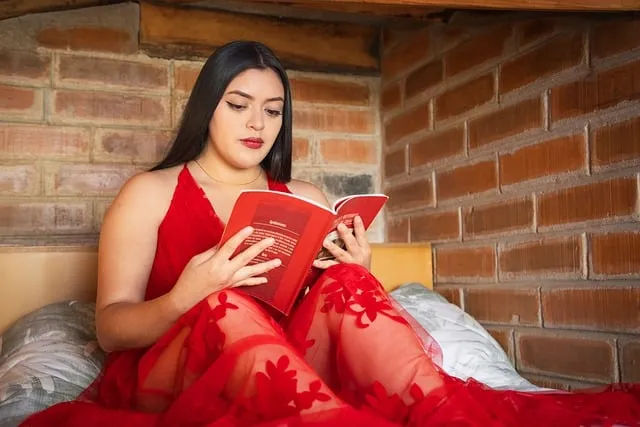 Free Woman Reading photo and picture
