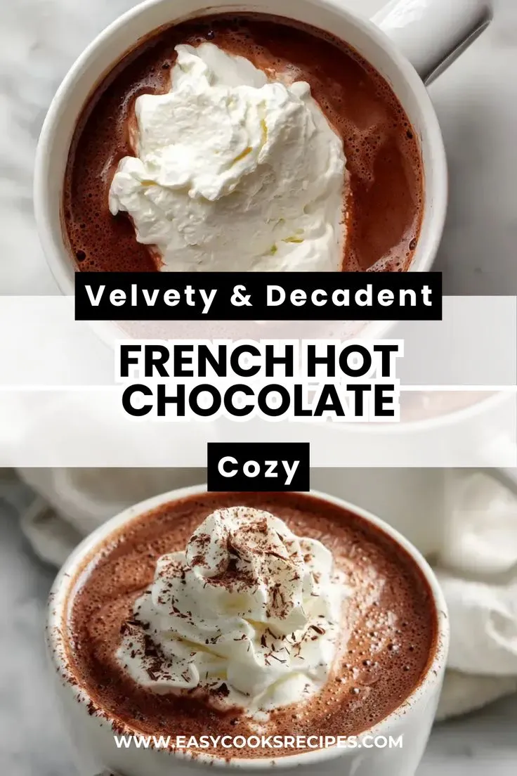 Cozy French Hot Chocolate - Velvety & Decadent