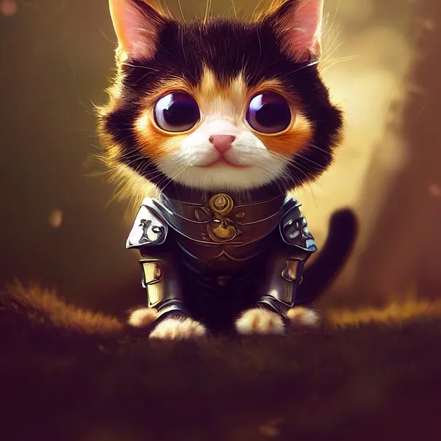 Free Cat Kitten illustration and picture