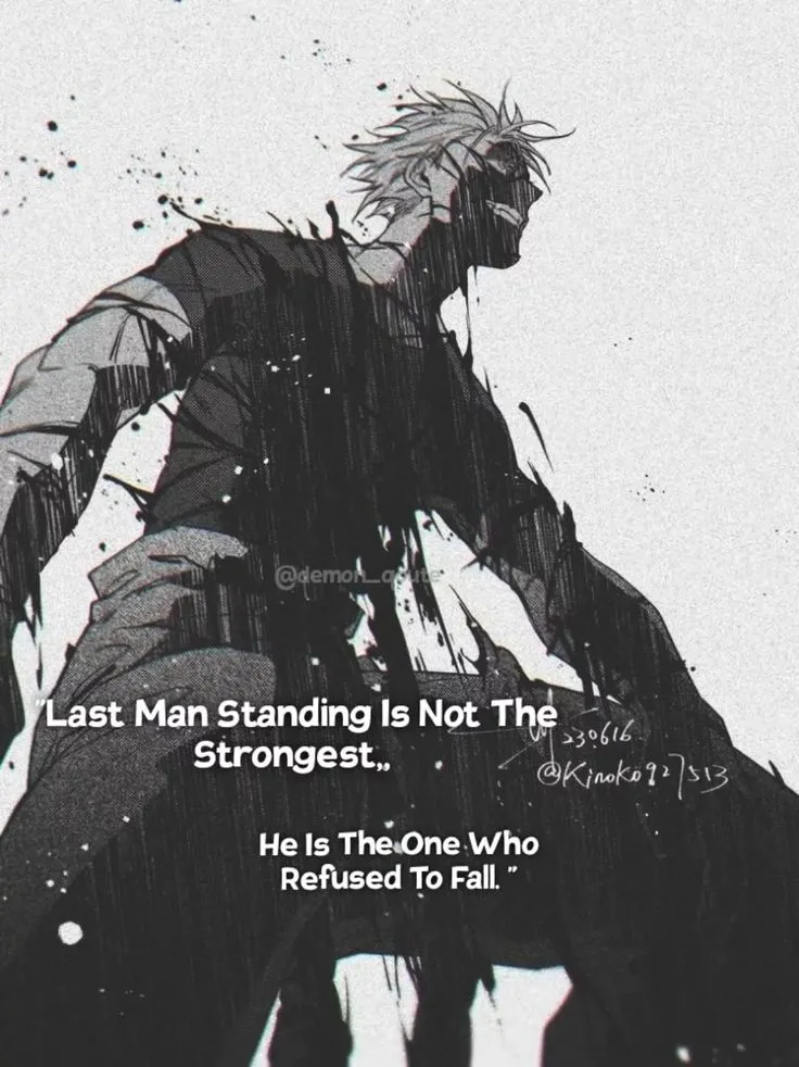 Who Refused To Fall.... . . . . Follow 🔥🔥@demon_qoute . . . . #animequotes #animequote #animequotesforlife   #instagram#instagood  #demonquote #sadanimequotes  #sadquotespage  #sad #sadshayari  #sadqoutes  #sadanime  #sadanimeedit  #brokenheart  #broken  