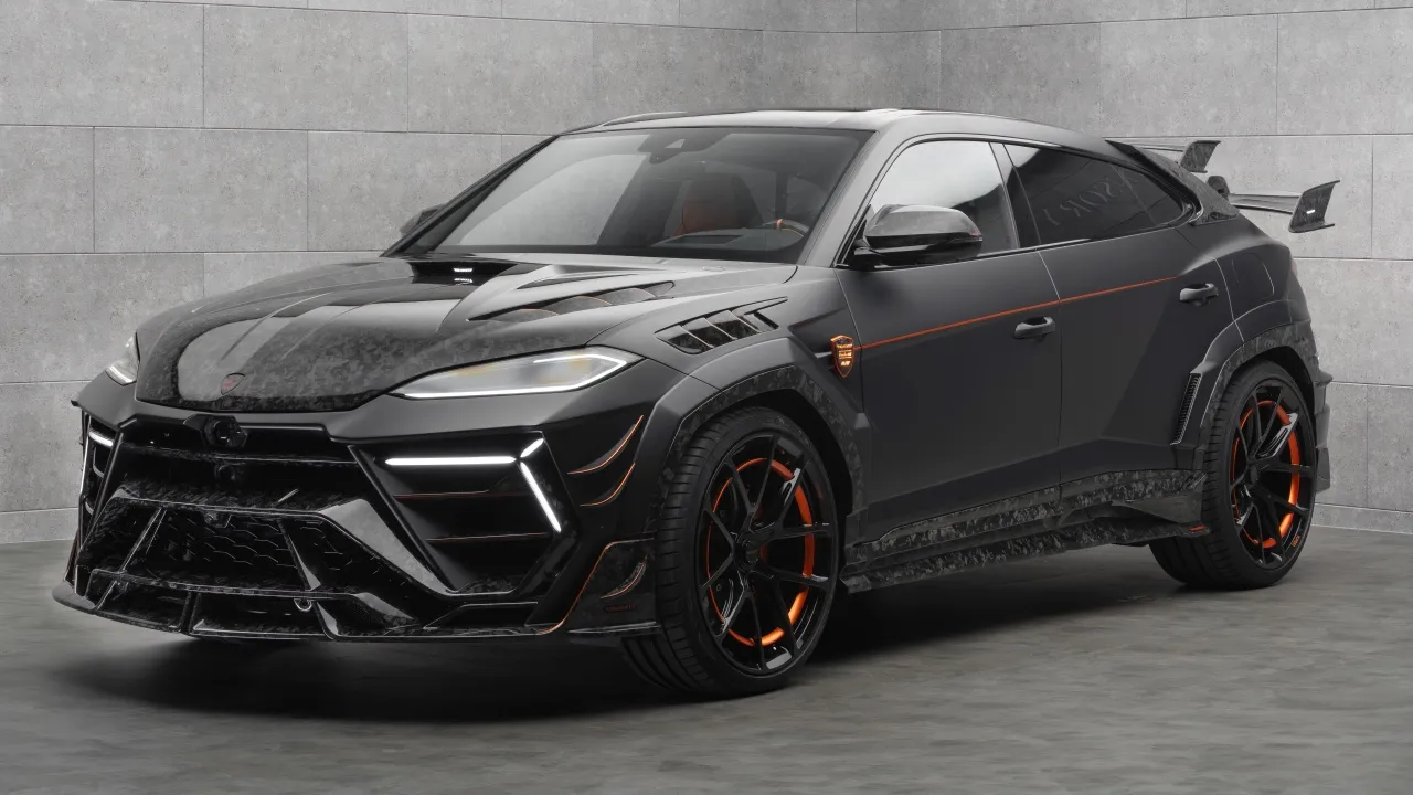 Mansory Venatus, Lamborghini Urus SE, 5K, 8K, Grey background