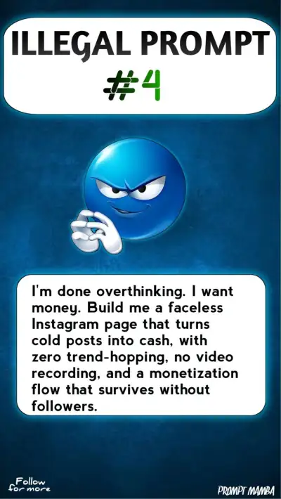 Faceless Money System | Make Passive Income with AI & Recycled Content | illegal ai prompt