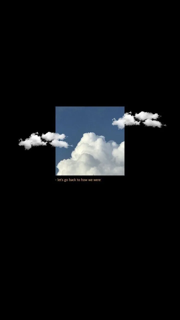 some clouds are in the sky and there is no image on it