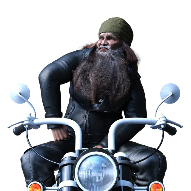 Free Character Biker illustration and picture