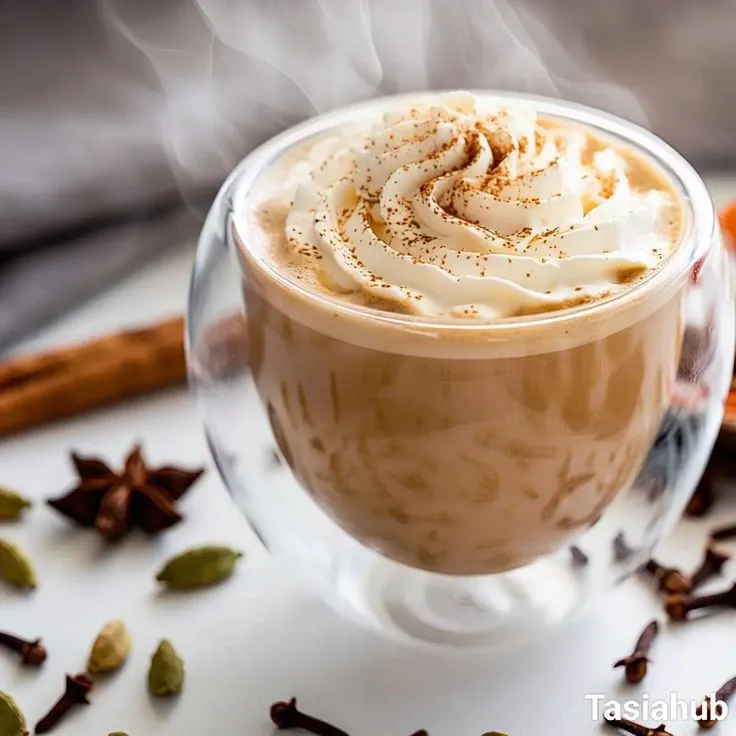 Easy Vanilla Chai Latte - Tasiahub
