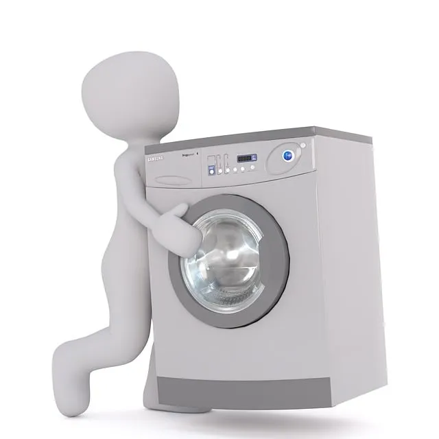 Free Washing Machine White Male illustration and picture