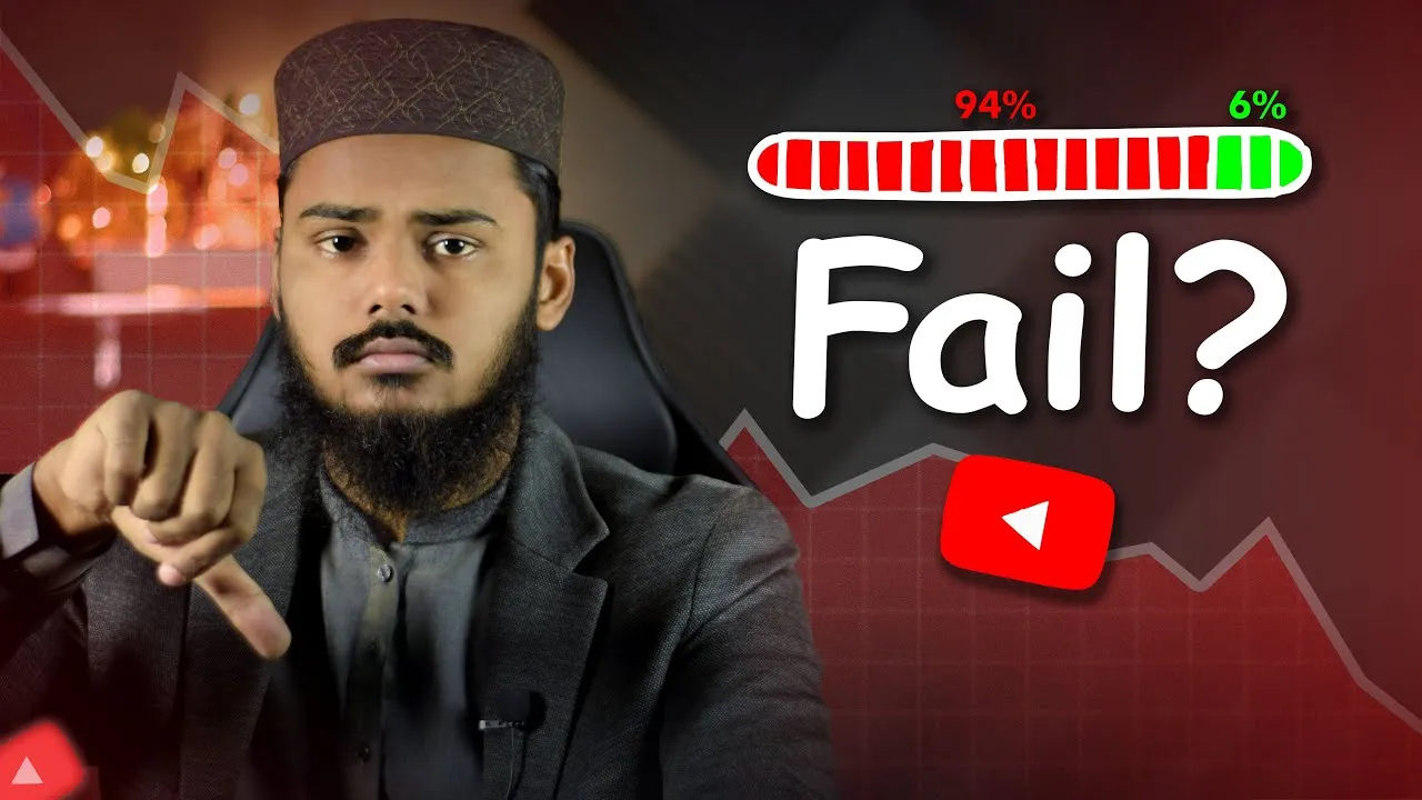 6% Log hi Kyun Kamiyab Hote Hain? | Why 94% YouTubers Fail on YouTube? | F Guide