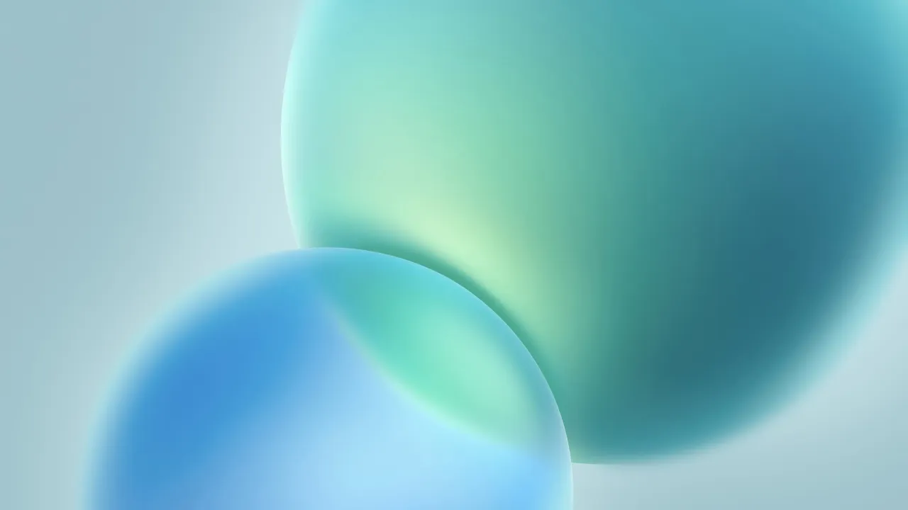 Blue abstract, Gradient shapes, Blurred, Honor Magic V Flip 2, Stock