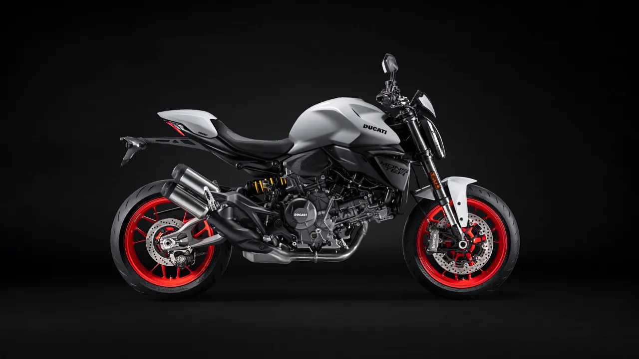 Ducati Monster V2, 2026, Dark background, 5K, Sports bikes