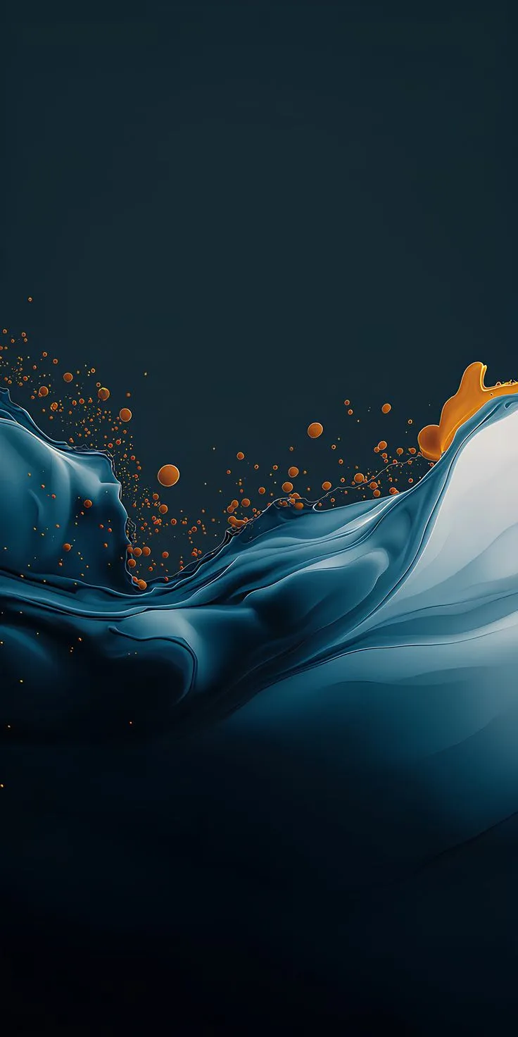 an orange slice floating on top...