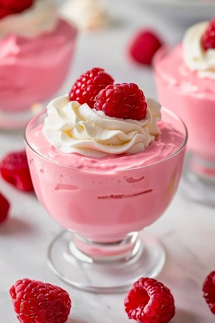 6-Ingredient Raspberry Mousse