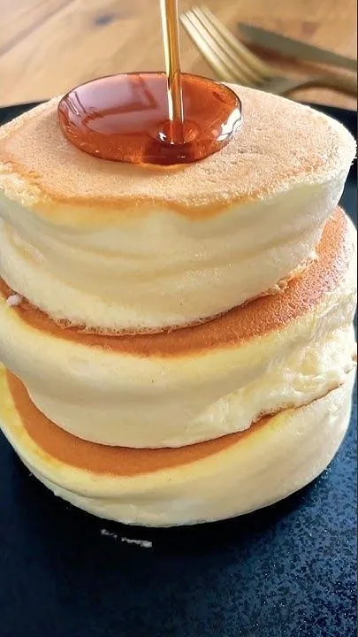 🇯🇵🥞 Fluffy Pancakes | souffle | fluffigsten Pancakes ever | #japan #pancake #fluffy #cute