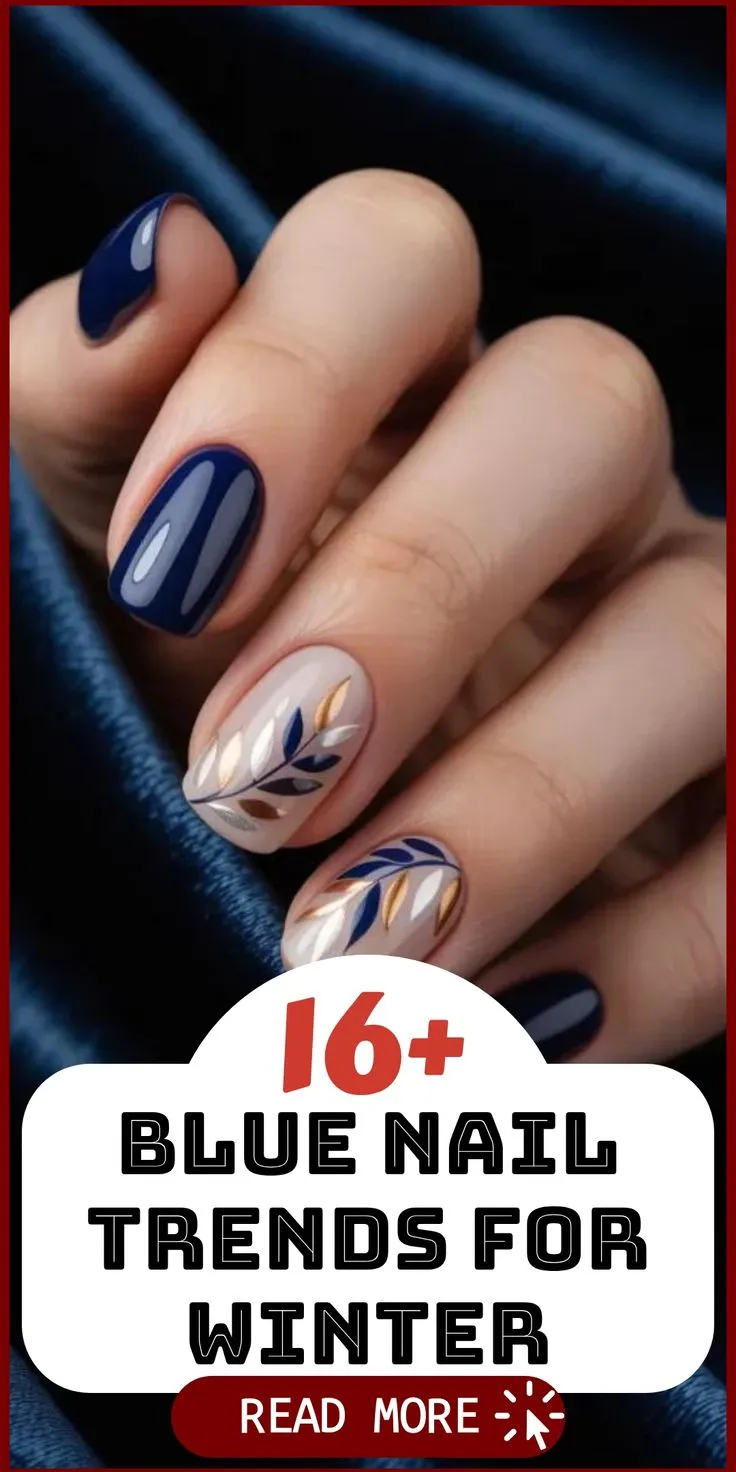 Blue Nail Trends for Winter 2025-2026 16 Ideas: Stay Stylish in the Cold Season