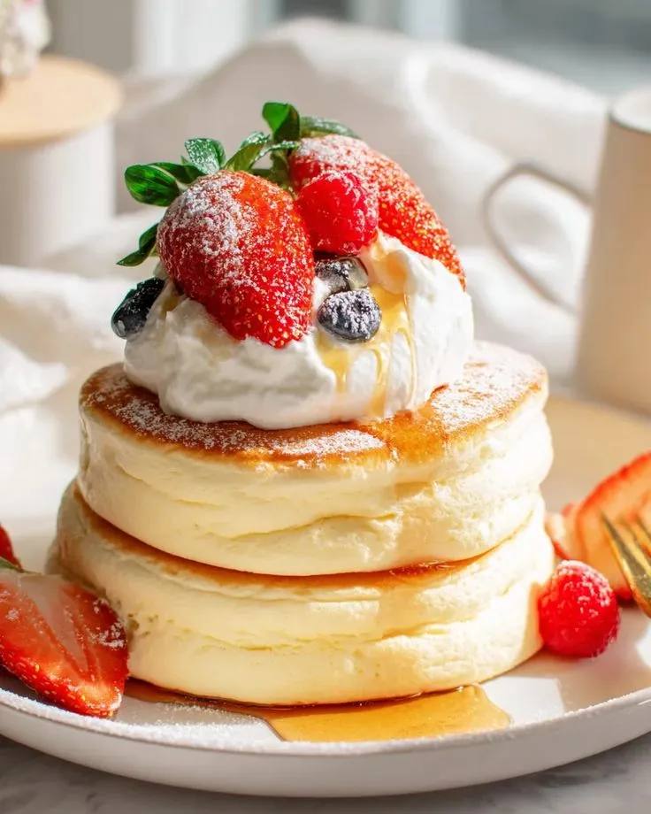 Jiggly Japanese Souffle Pancakes: Light & Fluffy Recipe