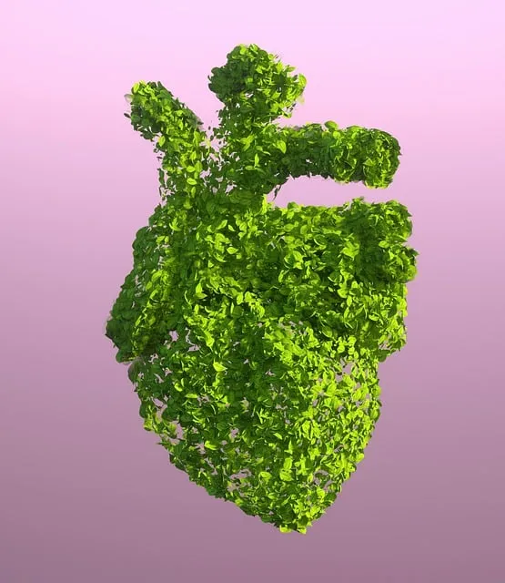 Free Leaves Heart illustration and picture