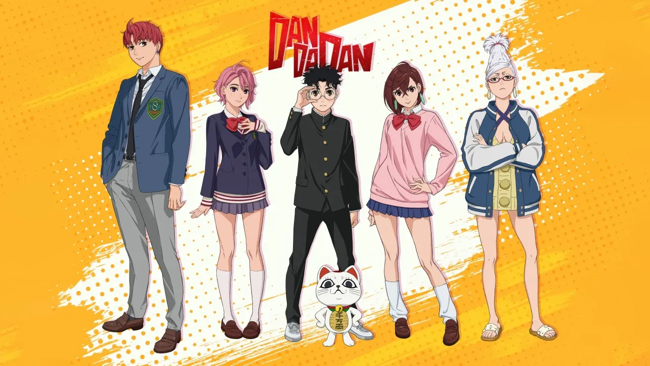 Dandadan, Characters, 5K, Momo (Dandadan), Okarun (Dandadan), Ken Takakura, Aira (Dandadan), Seiko Ayase, Turbo Granny