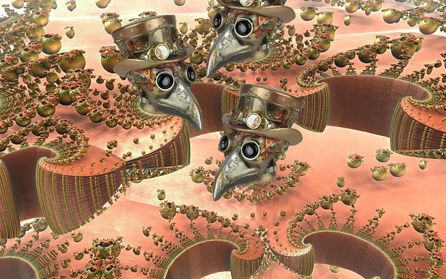 Free Steampunk Plague Doctors illustration and picture