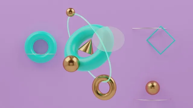 Free Shapes 3D illustration and picture