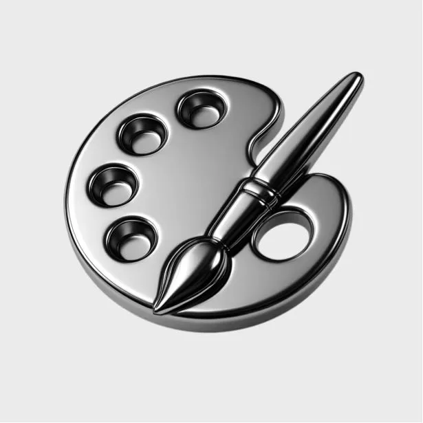 3D Chrome Icon Collection - Icoon.co