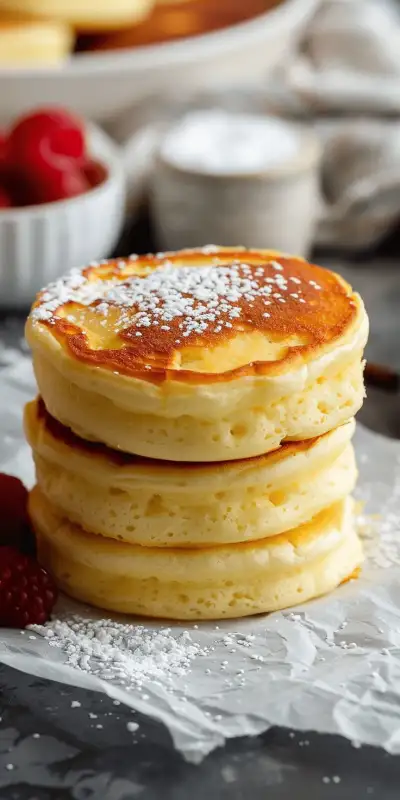 Japanese Souffle Pancakes [30 Minutes] - Chasety