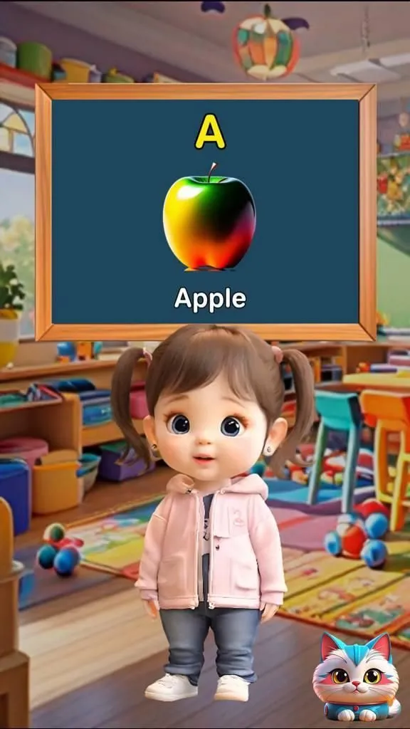 ABC phonic song alphabet in english for kids learning a for apple b for ball #aforapple #bforball #aforapplebforball #abc #englishteacher #englishsong #learnontiktok #englishforkids #englishbaby #englishkidsanime #viralvideo #fyp #pourtoi