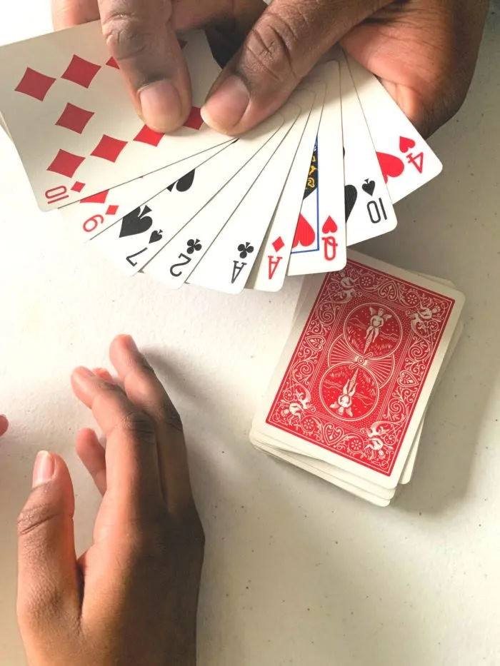 Card Games For Kids Using A Deck Of Cards - 4 Hats and Frugal