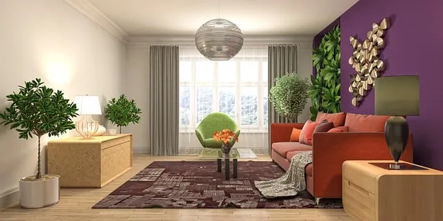 Free Living Room Interior Design illustration and picture