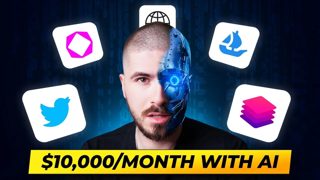 5 Business Ideas To Make $10,000/month With AI
