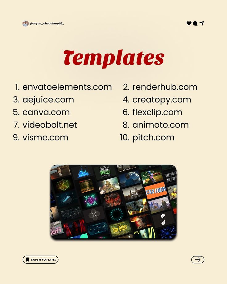 Top Video Template Sites