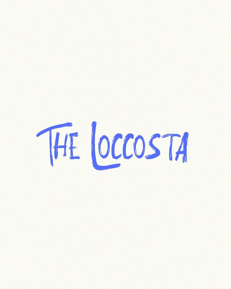 The Loccosta Brush Font