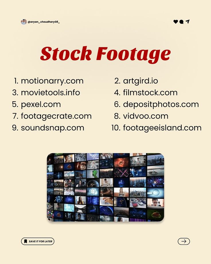 Top Stock Footage Sites