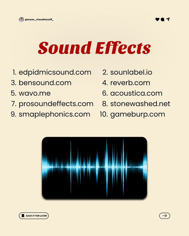 Best Sound Effect Websites
