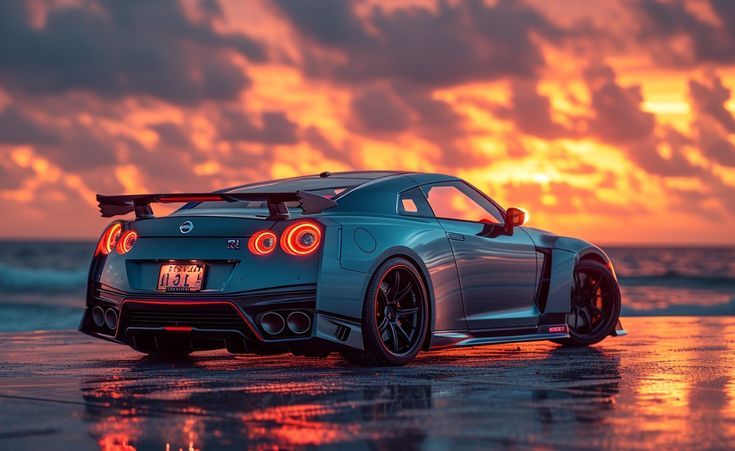 Nissan GTR Sunset