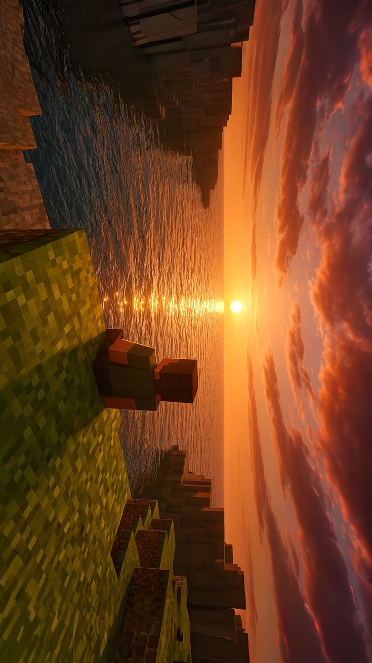 Minecraft Sunset