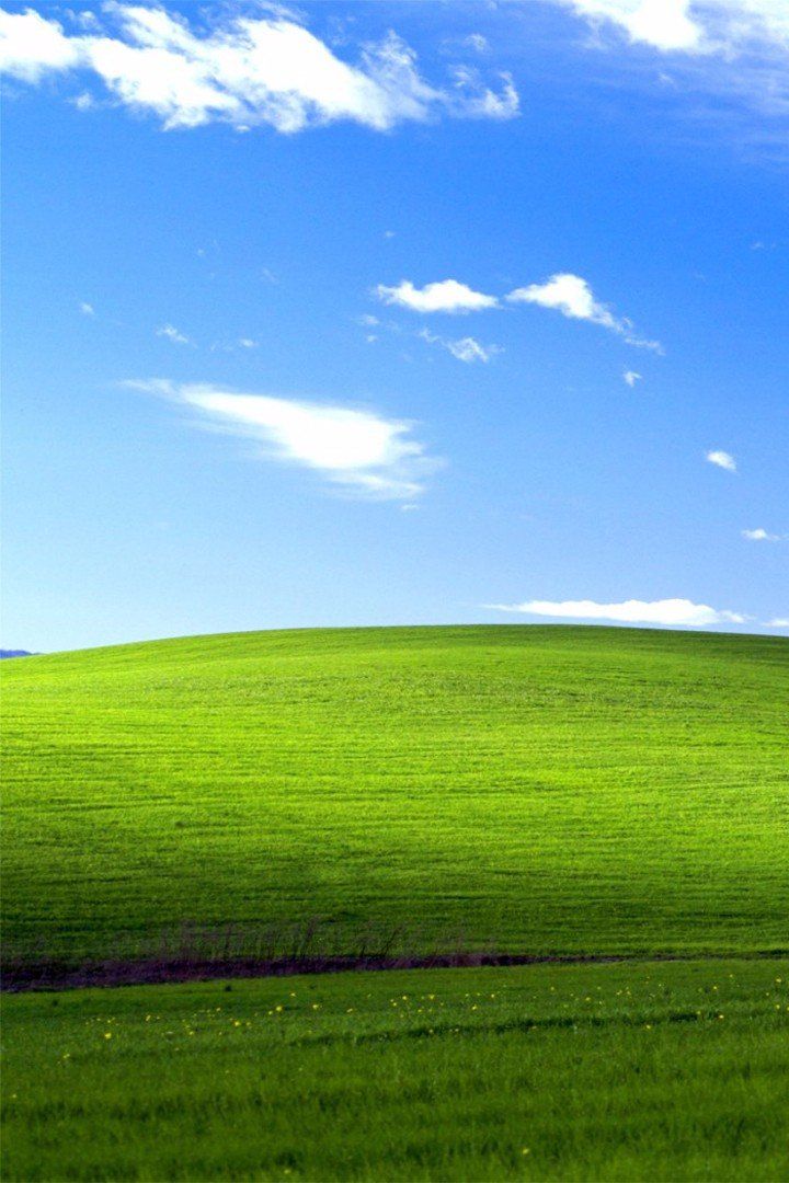 Green Hill Blue Sky